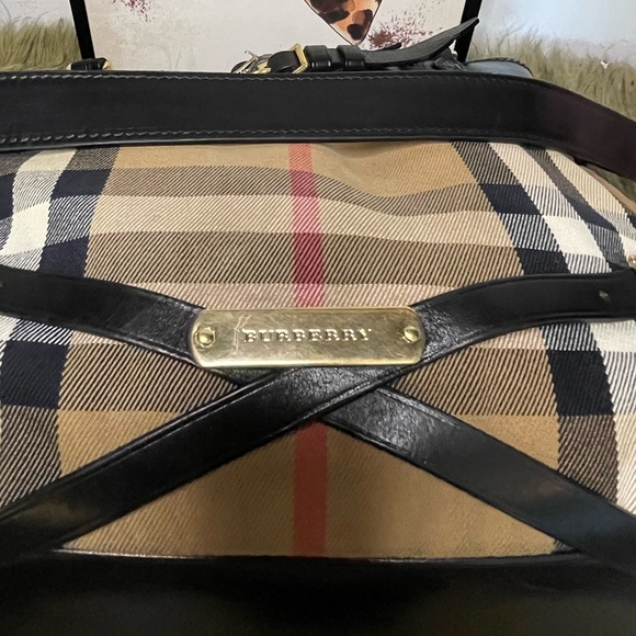 Burberry Briddle Tote Black Shoulder Bag - Picture 13 of 16